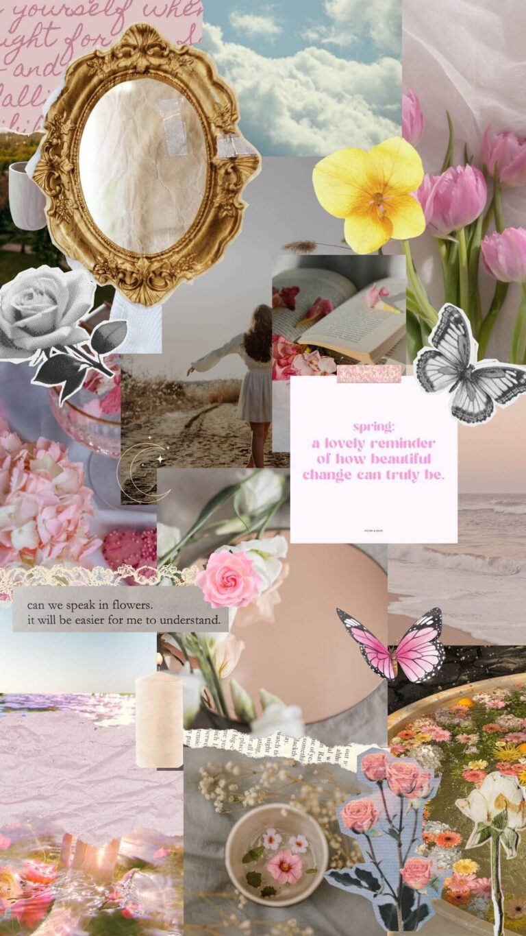 spring vibes collage